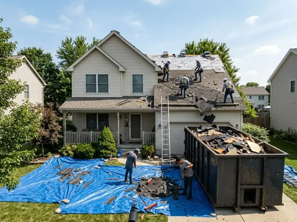 roof-replacement-debris-remova-004 — frequently asked questions, Cheapest Dumpster Rentals in Hampstead, MD